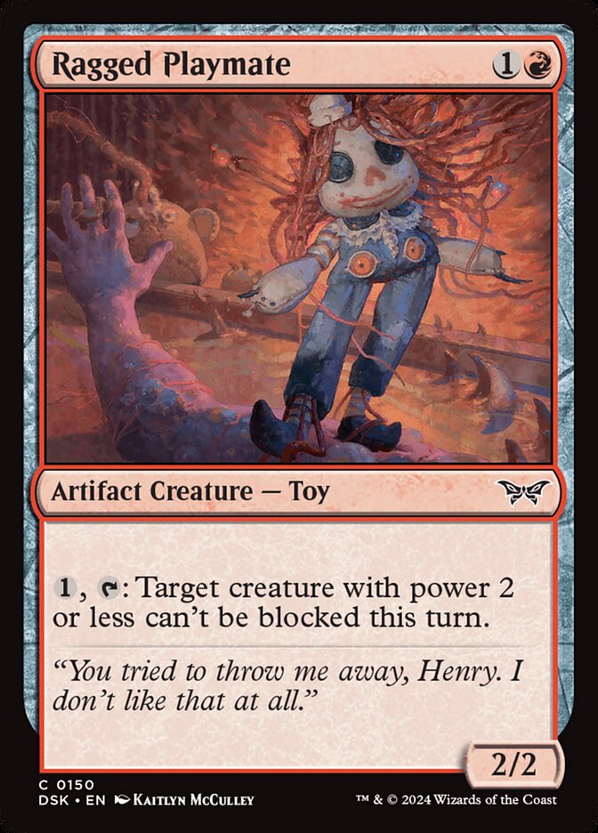 Ragged Playmate - carta Magic The Gathering