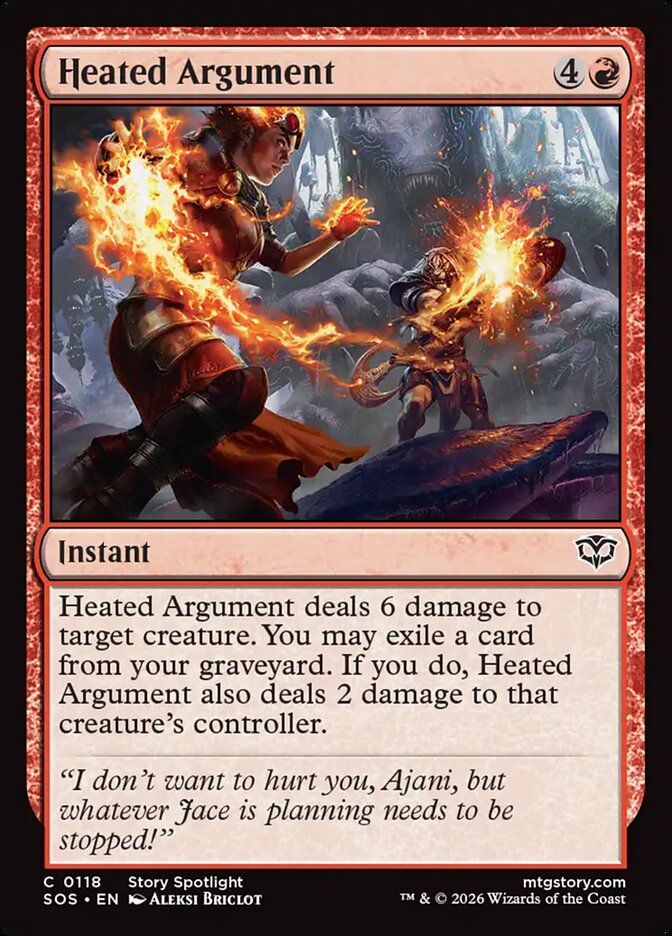 Heated Argument - carta Magic The Gathering