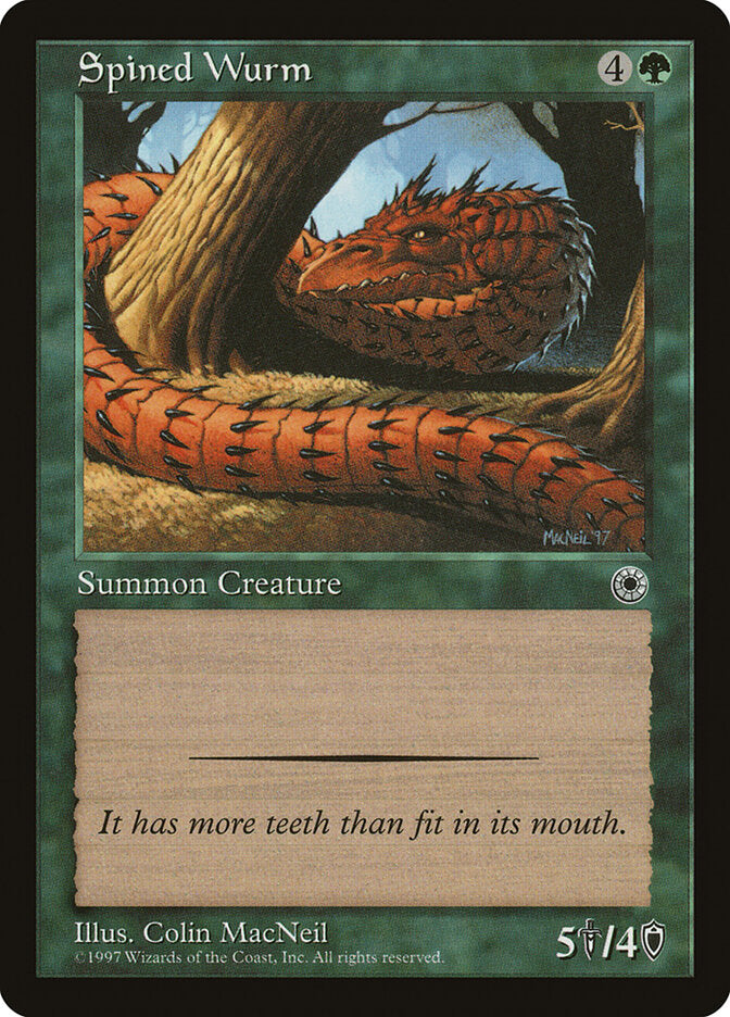 Spined Wurm - carta Magic The Gathering
