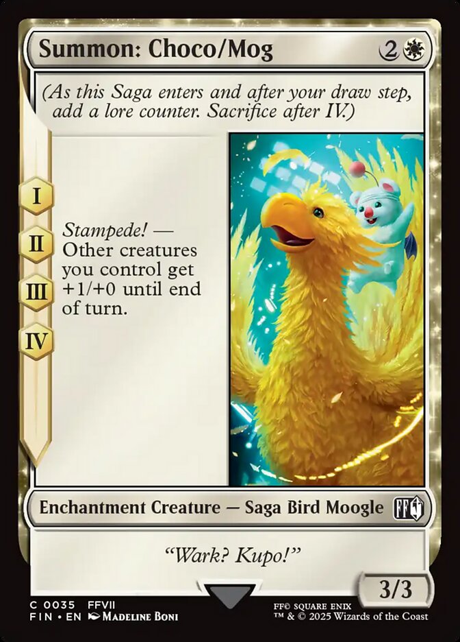 Summon: Choco/Mog - carta Magic The Gathering