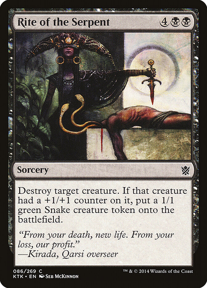 Rite of the Serpent - carta Magic The Gathering