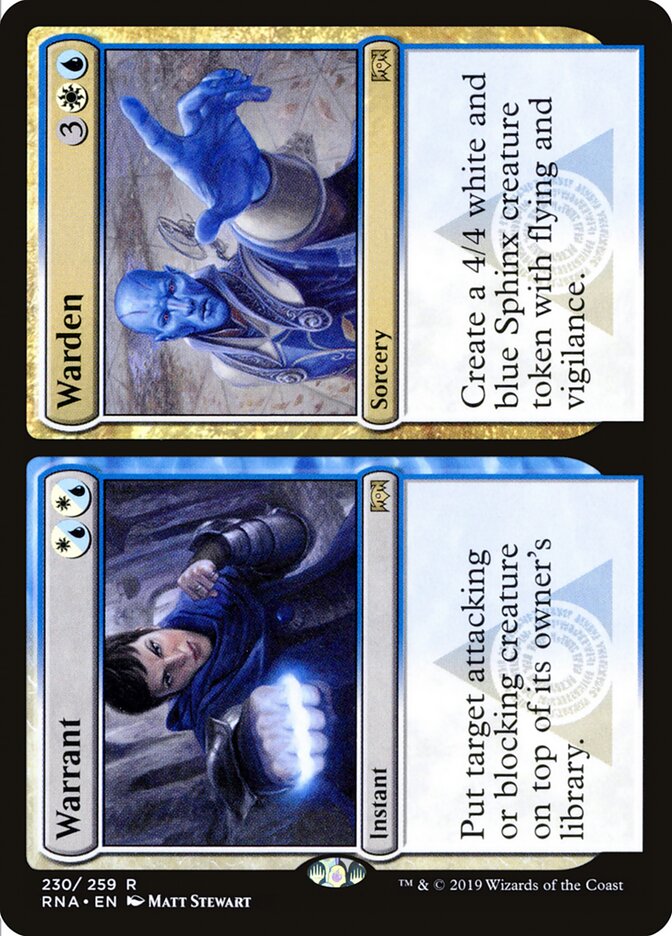 Warrant // Warden - carta Magic The Gathering