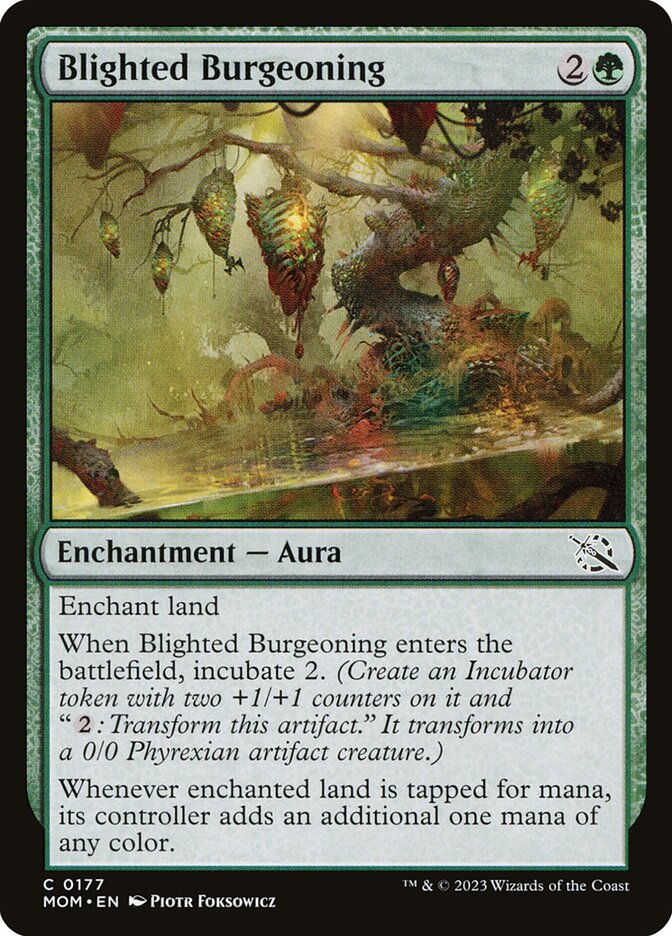 Blighted Burgeoning - carta Magic The Gathering