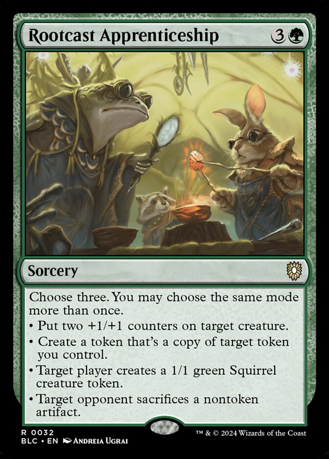 Rootcast Apprenticeship - carta Magic The Gathering
