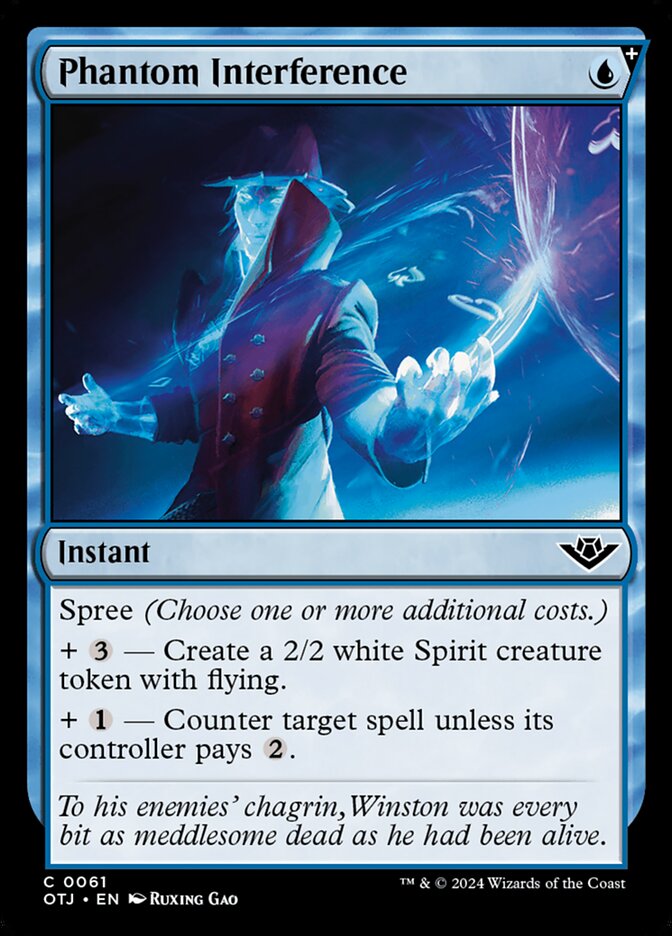 Phantom Interference - carta Magic The Gathering