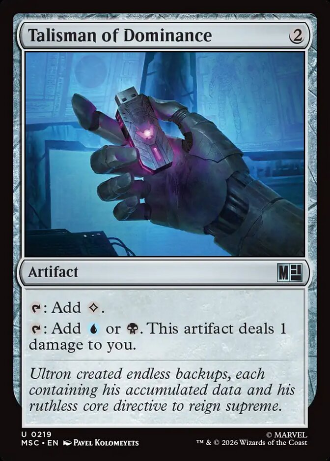 Talisman of Dominance - carta Magic The Gathering