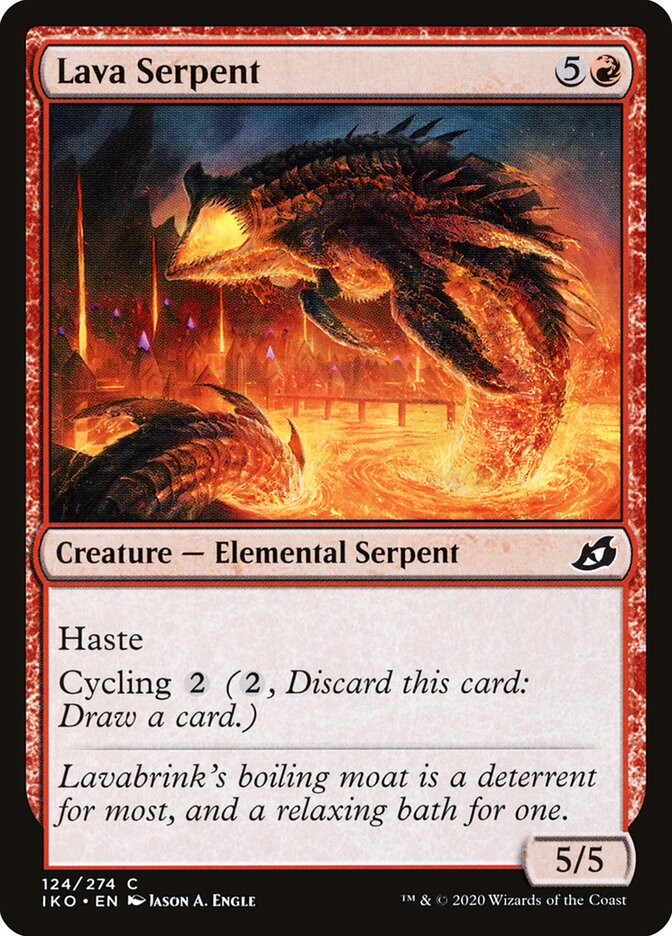 Lava Serpent - carta Magic The Gathering