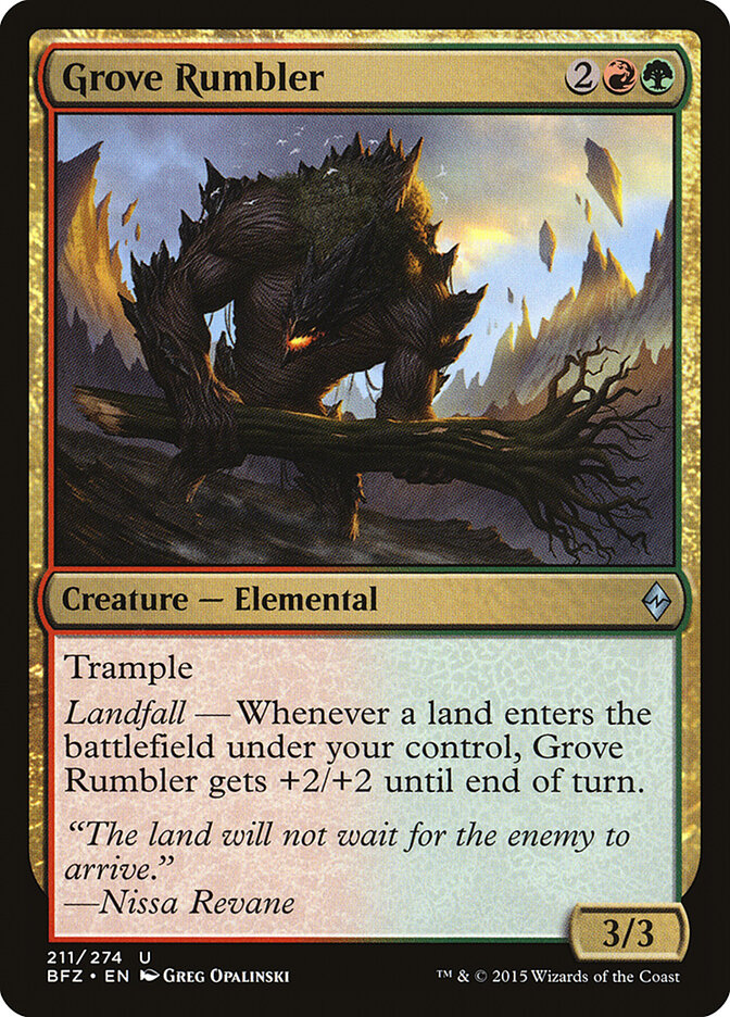 Grove Rumbler - carta Magic The Gathering