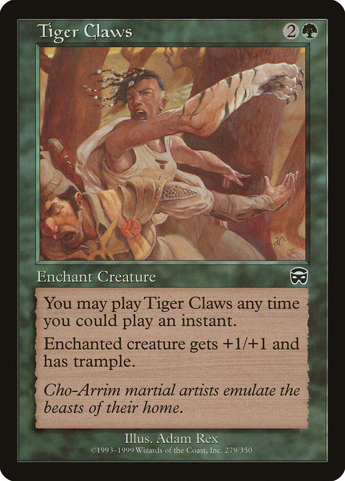 Tiger Claws - carta Magic The Gathering