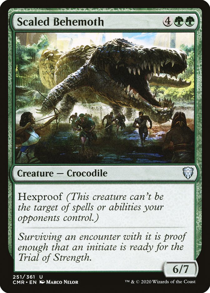 Scaled Behemoth - carta Magic The Gathering