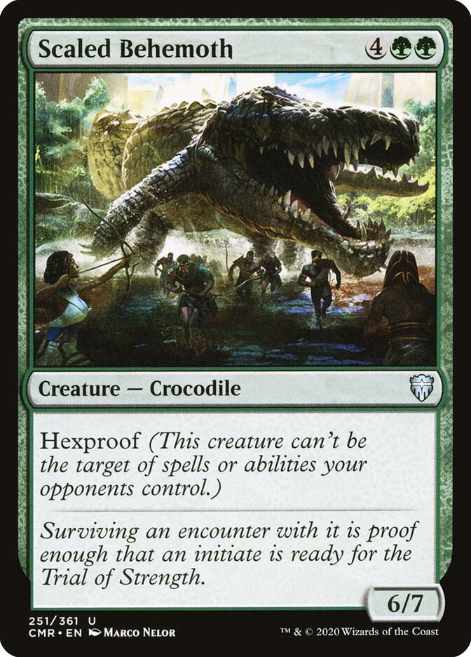 Scaled Behemoth - carta Magic The Gathering