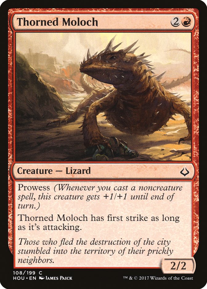 Thorned Moloch - carta Magic The Gathering