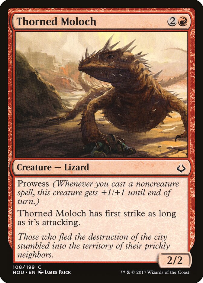 Thorned Moloch - carta Magic The Gathering