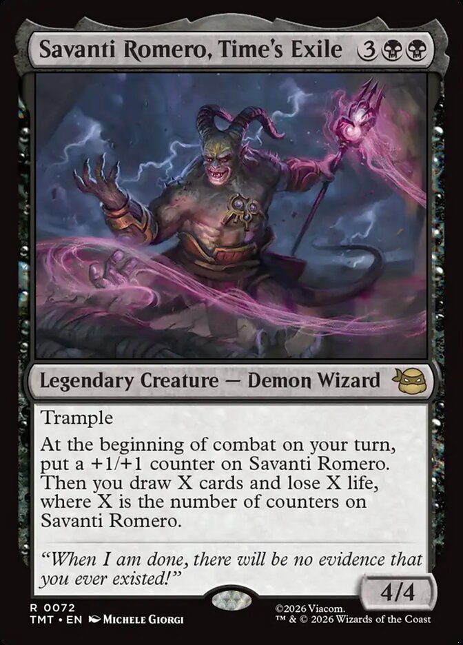 Savanti Romero, Time's Exile - carta Magic The Gathering