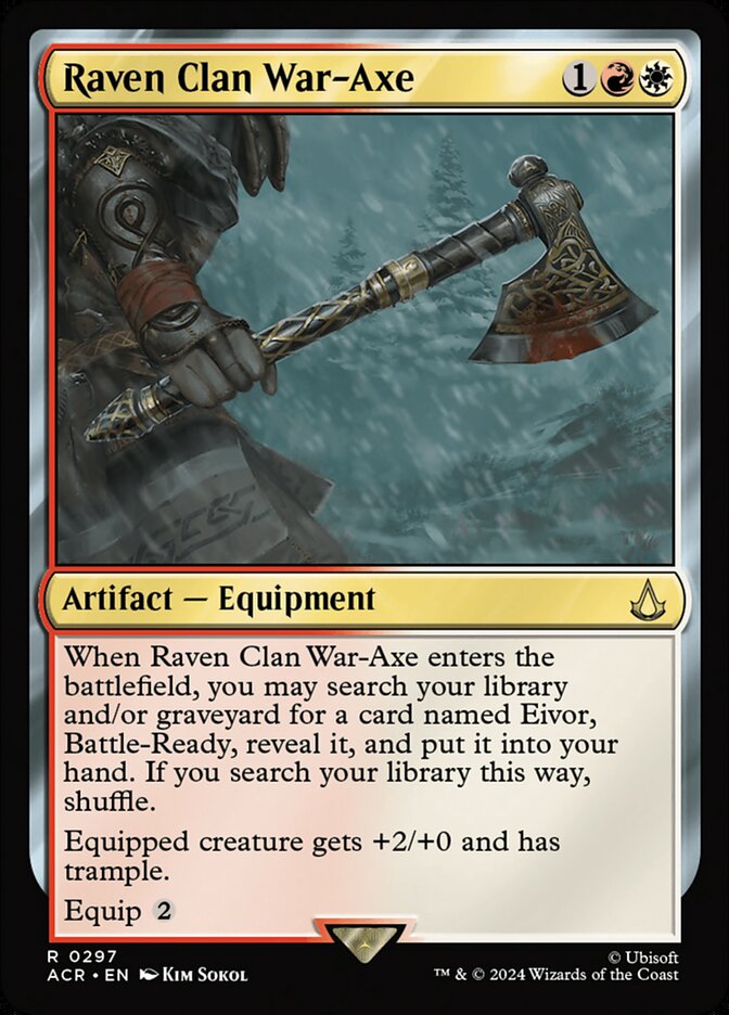 Raven Clan War-Axe - carta Magic The Gathering