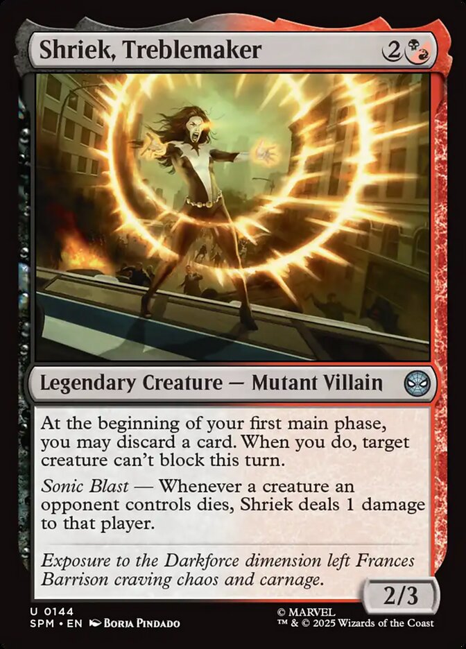 Shriek, Treblemaker - carta Magic The Gathering