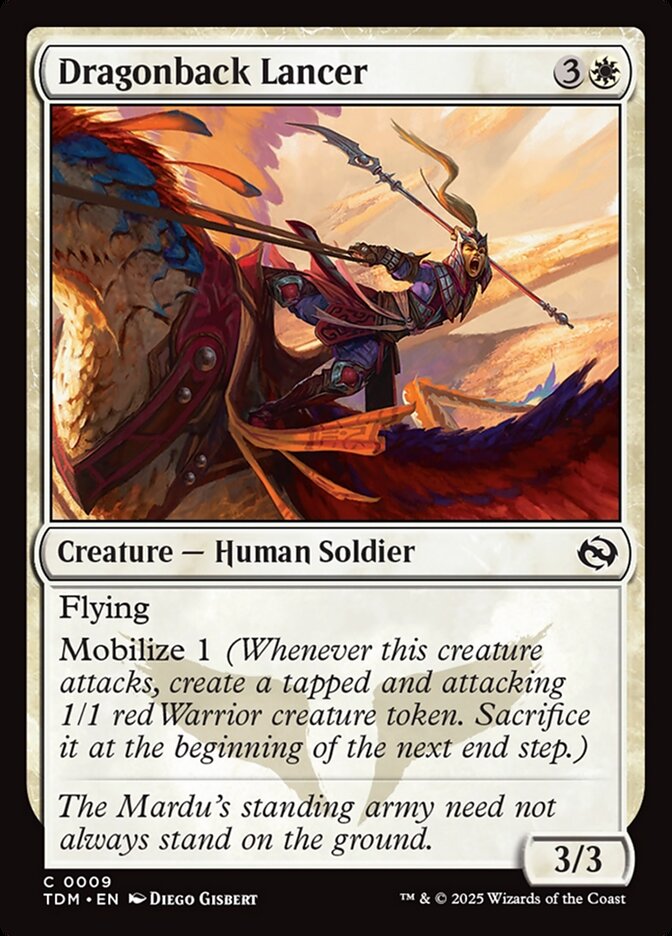 Dragonback Lancer - carta Magic The Gathering