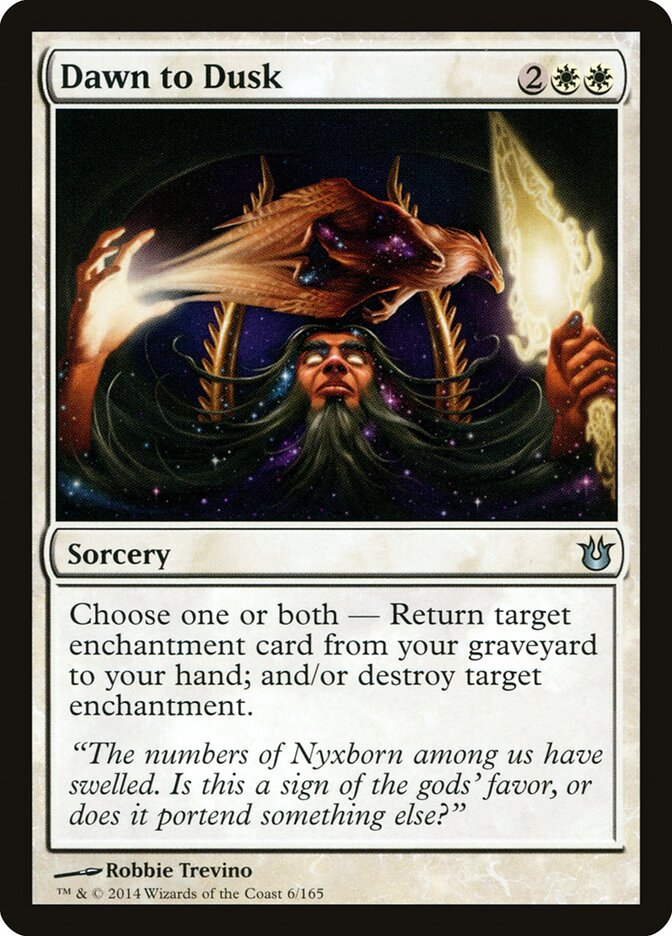 Dawn to Dusk - carta Magic The Gathering