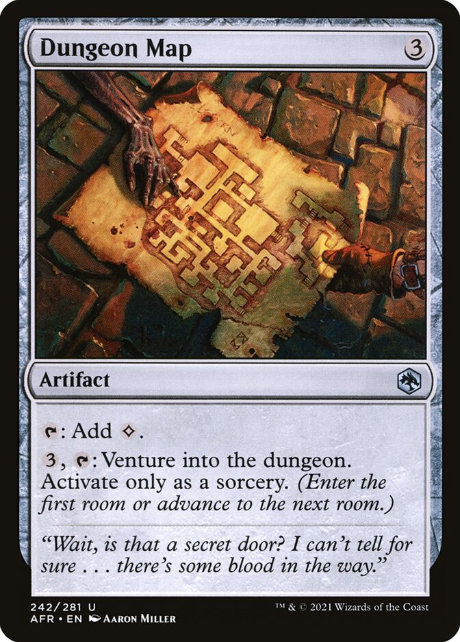 Dungeon Map - carta Magic The Gathering