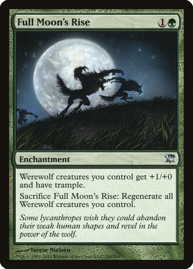 Full Moon's Rise - carta Magic The Gathering