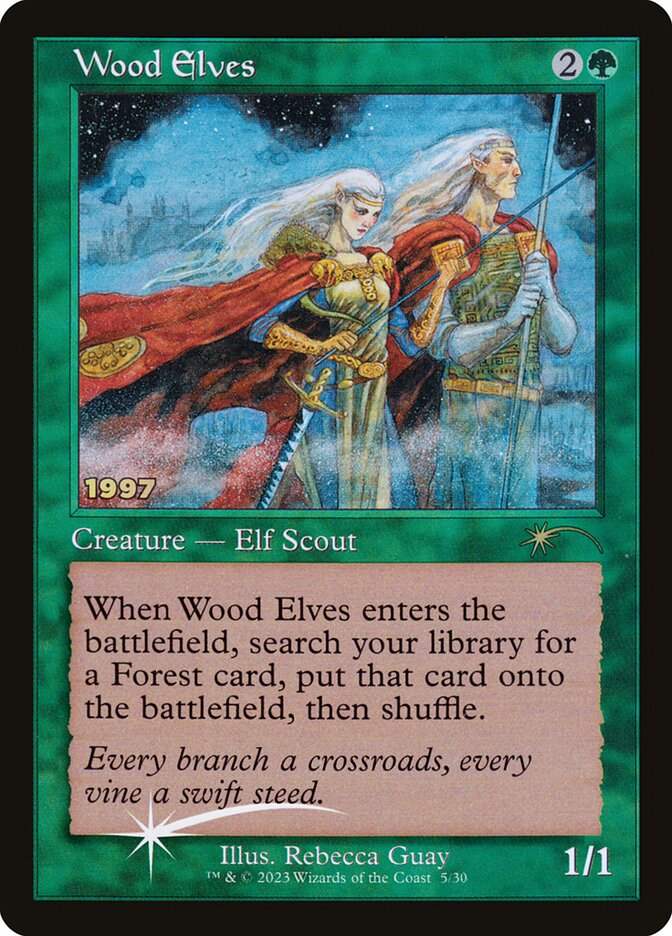 Wood Elves - carta Magic The Gathering