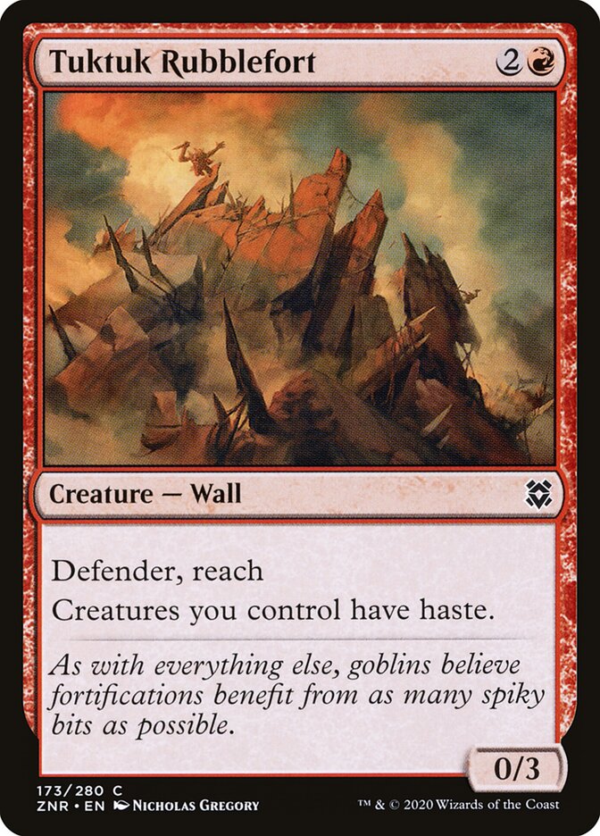 Tuktuk Rubblefort - carta Magic The Gathering