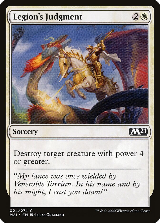 Legion's Judgment - carta Magic The Gathering