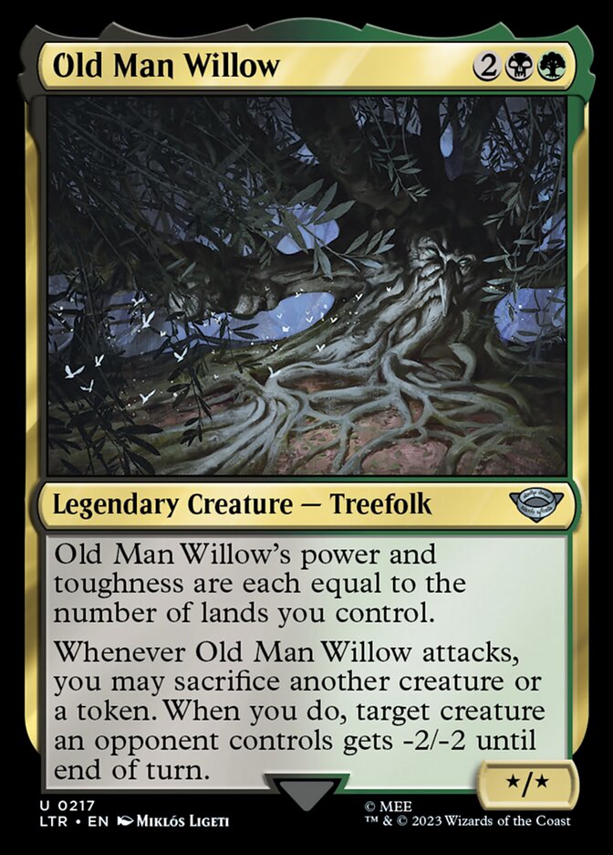 Old Man Willow - carta Magic The Gathering