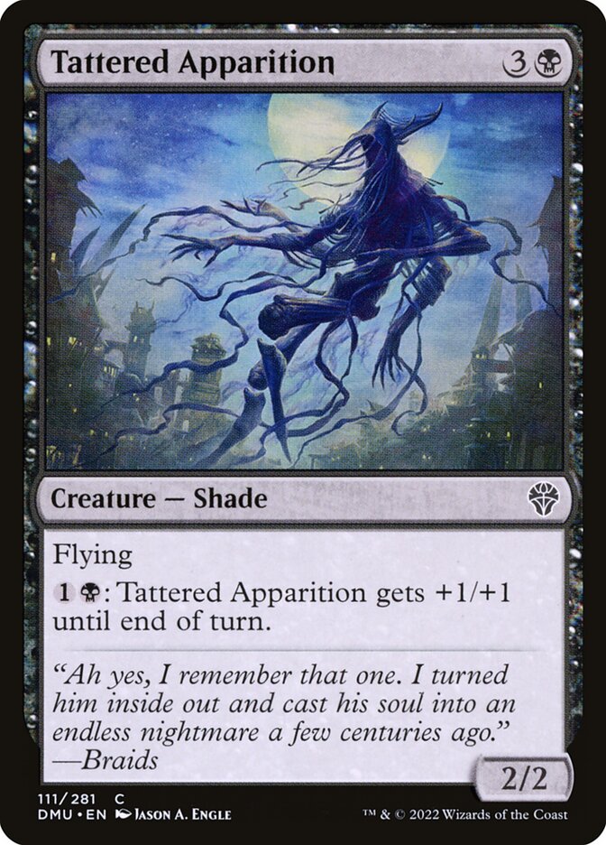 Tattered Apparition - carta Magic The Gathering