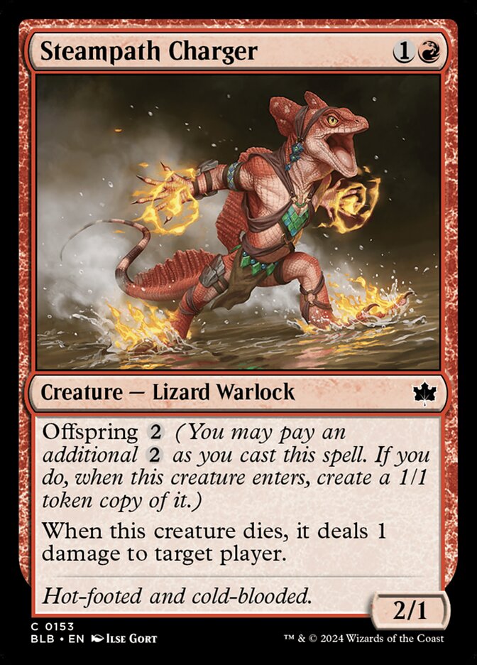 Steampath Charger - carta Magic The Gathering