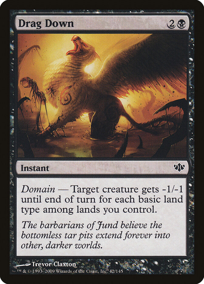 Drag Down - carta Magic The Gathering