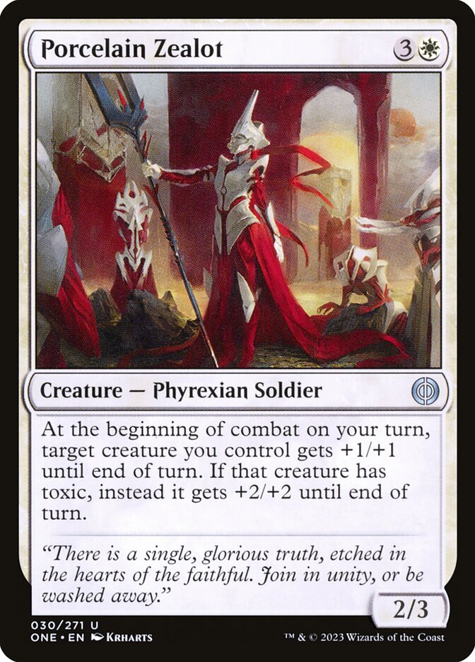Porcelain Zealot - carta Magic The Gathering
