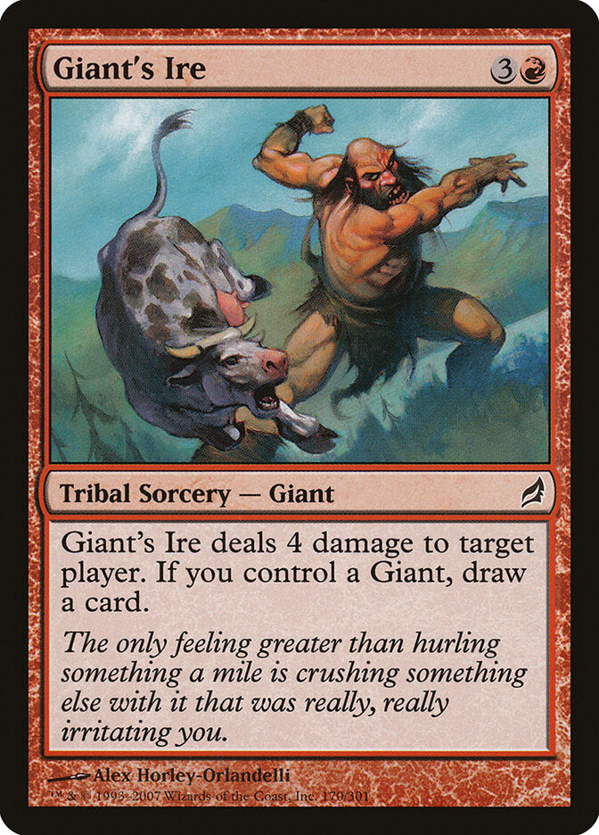Giant's Ire - carta Magic The Gathering