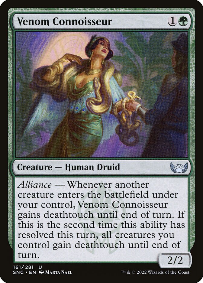 Venom Connoisseur - carta Magic The Gathering