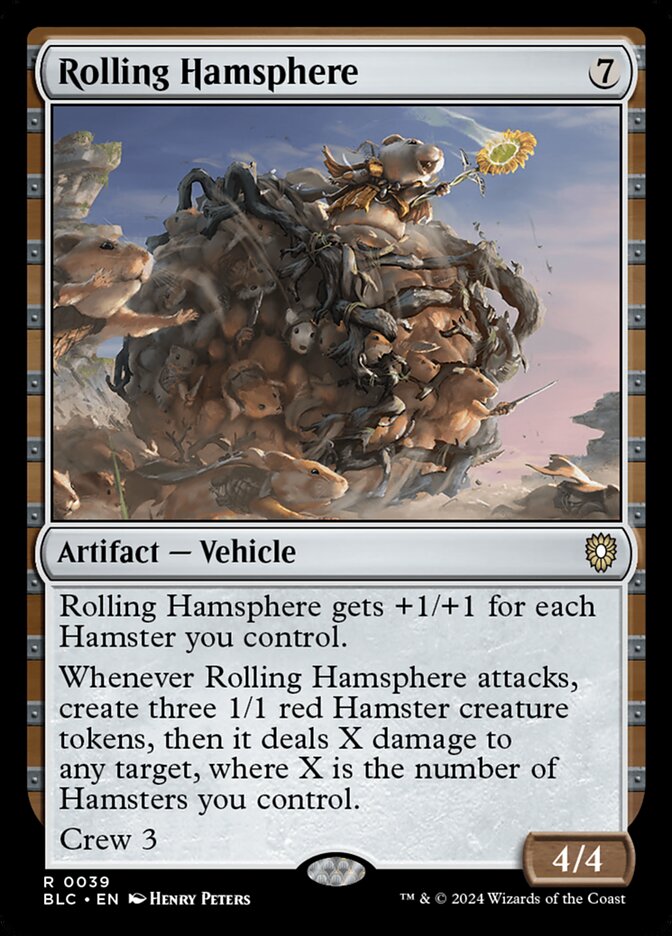 Rolling Hamsphere - BLC-039-NF-STD