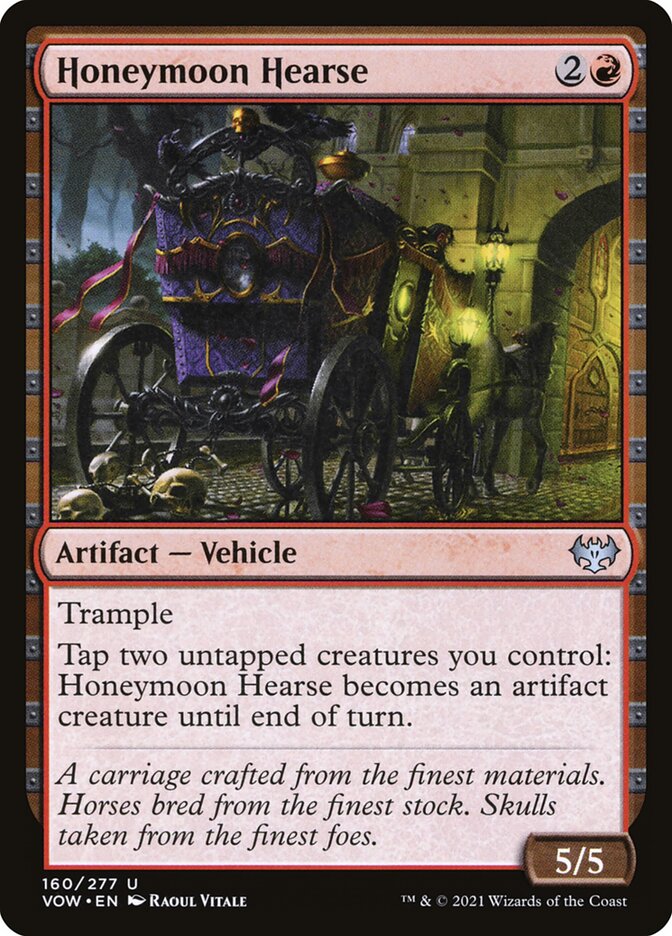 Honeymoon Hearse - carta Magic The Gathering