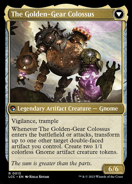 The Golden-Gear Colossus - carta Magic The Gathering