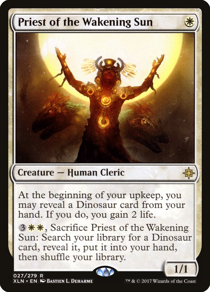 Priest of the Wakening Sun - carta Magic The Gathering