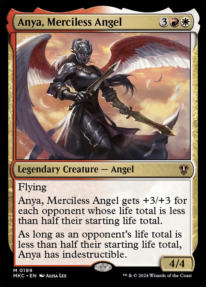 Anya, Merciless Angel - carta Magic The Gathering