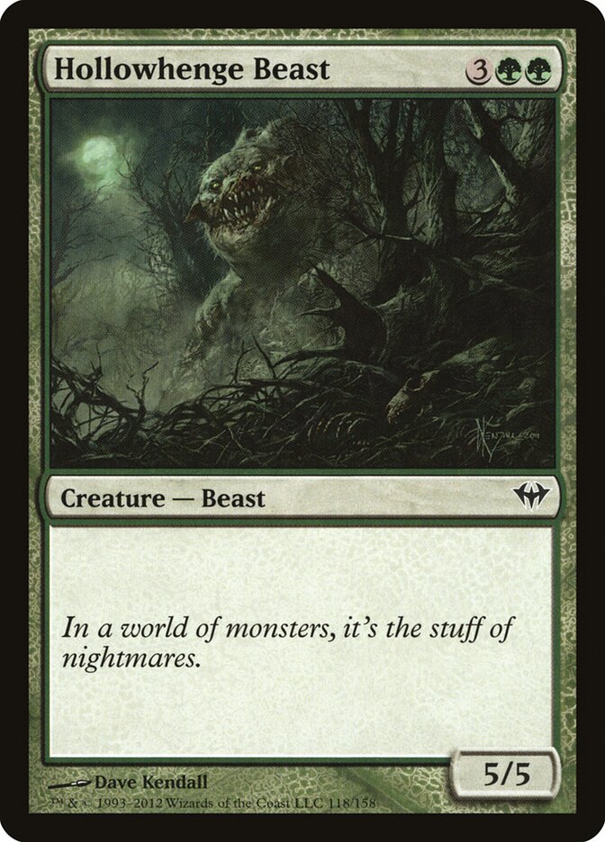 Hollowhenge Beast - carta Magic The Gathering
