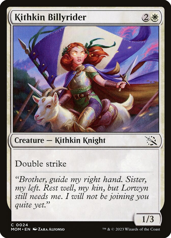 Kithkin Billyrider - carta Magic The Gathering
