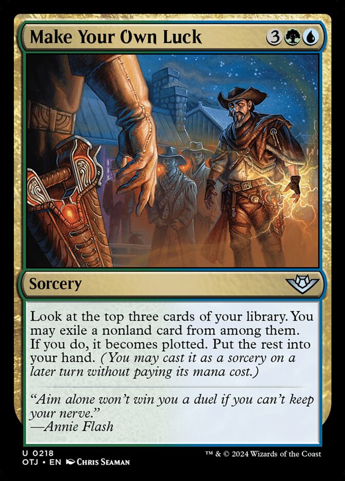 Make Your Own Luck - carta Magic The Gathering