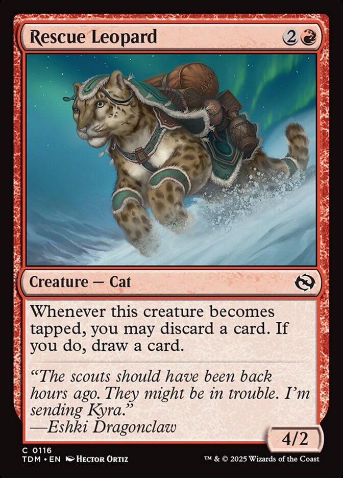 Rescue Leopard - carta Magic The Gathering