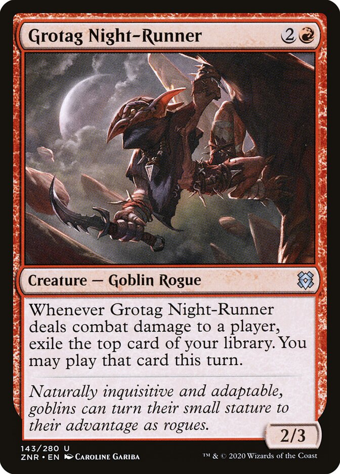 Grotag Night-Runner - carta Magic The Gathering