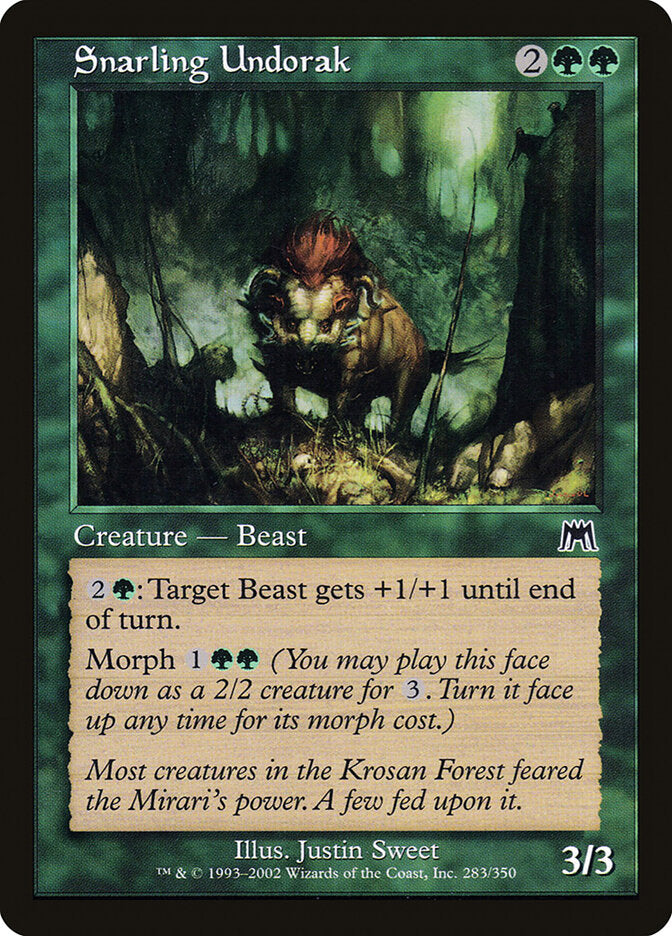 Snarling Undorak - carta Magic The Gathering