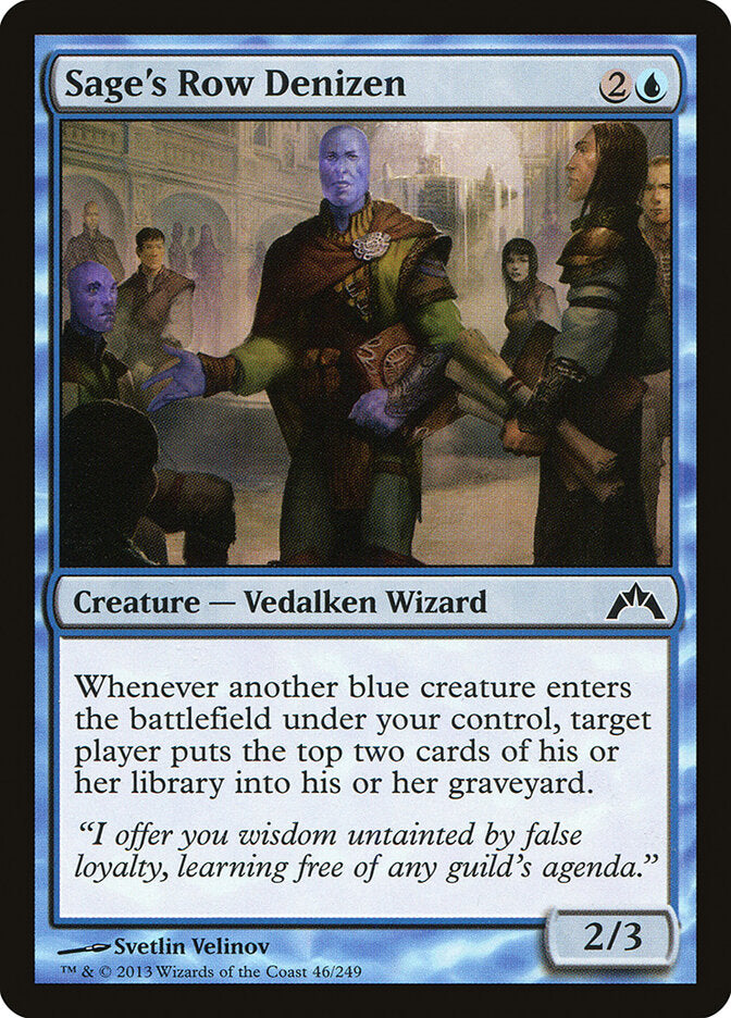 Sage's Row Denizen - carta Magic The Gathering