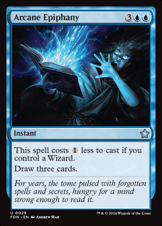 Arcane Epiphany - carta Magic The Gathering