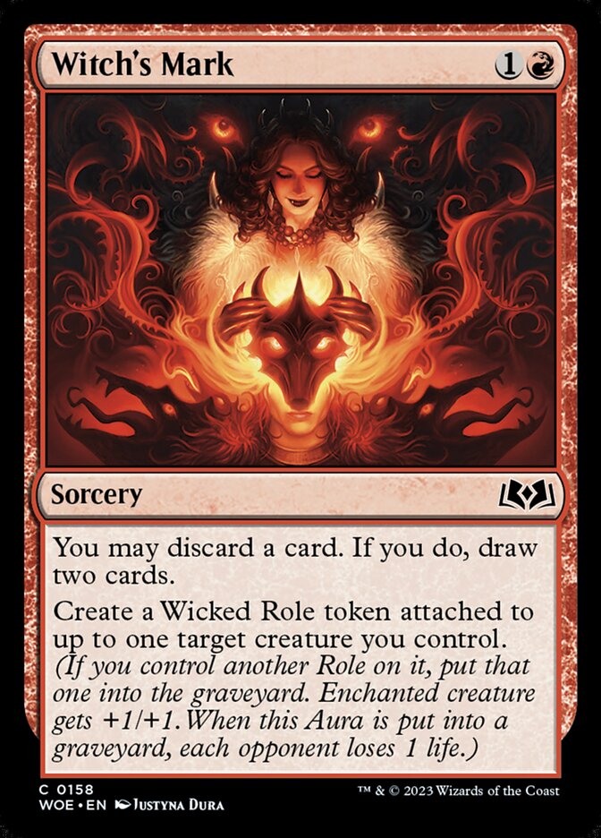Witch's Mark - carta Magic The Gathering