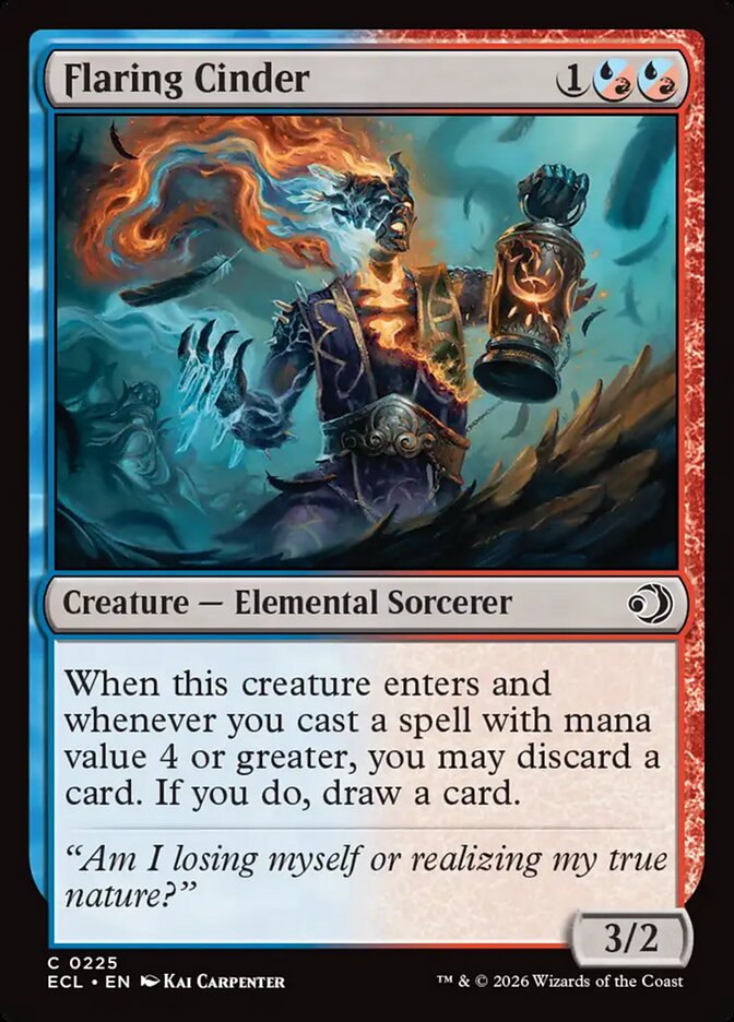 Flaring Cinder - carta Magic The Gathering