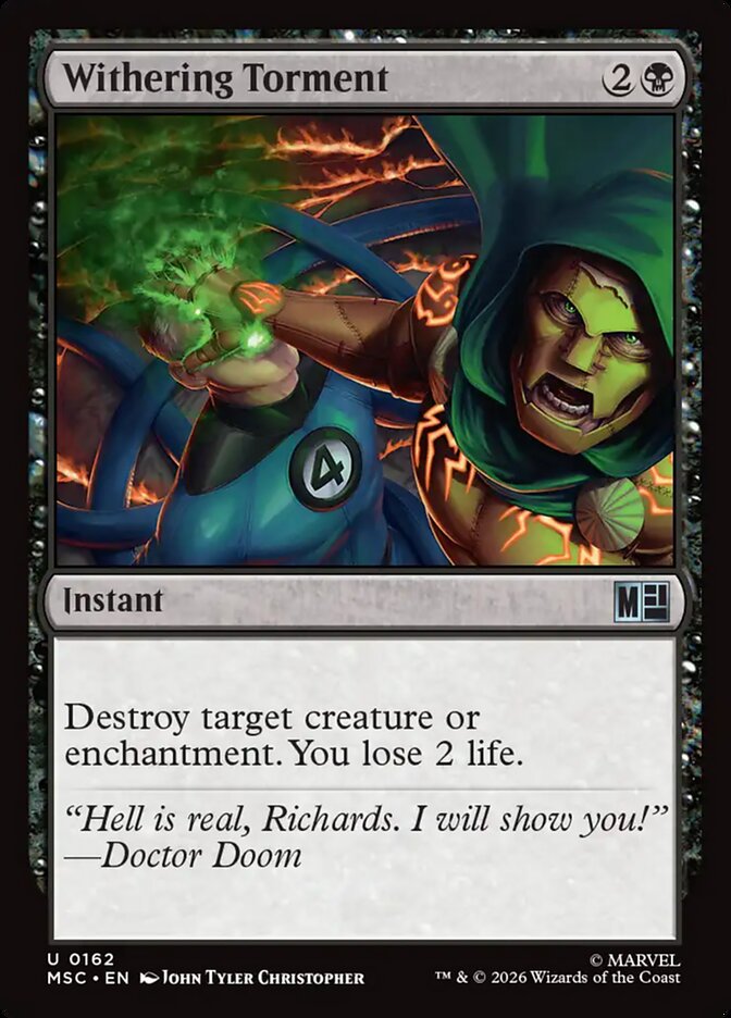 Withering Torment - carta Magic The Gathering